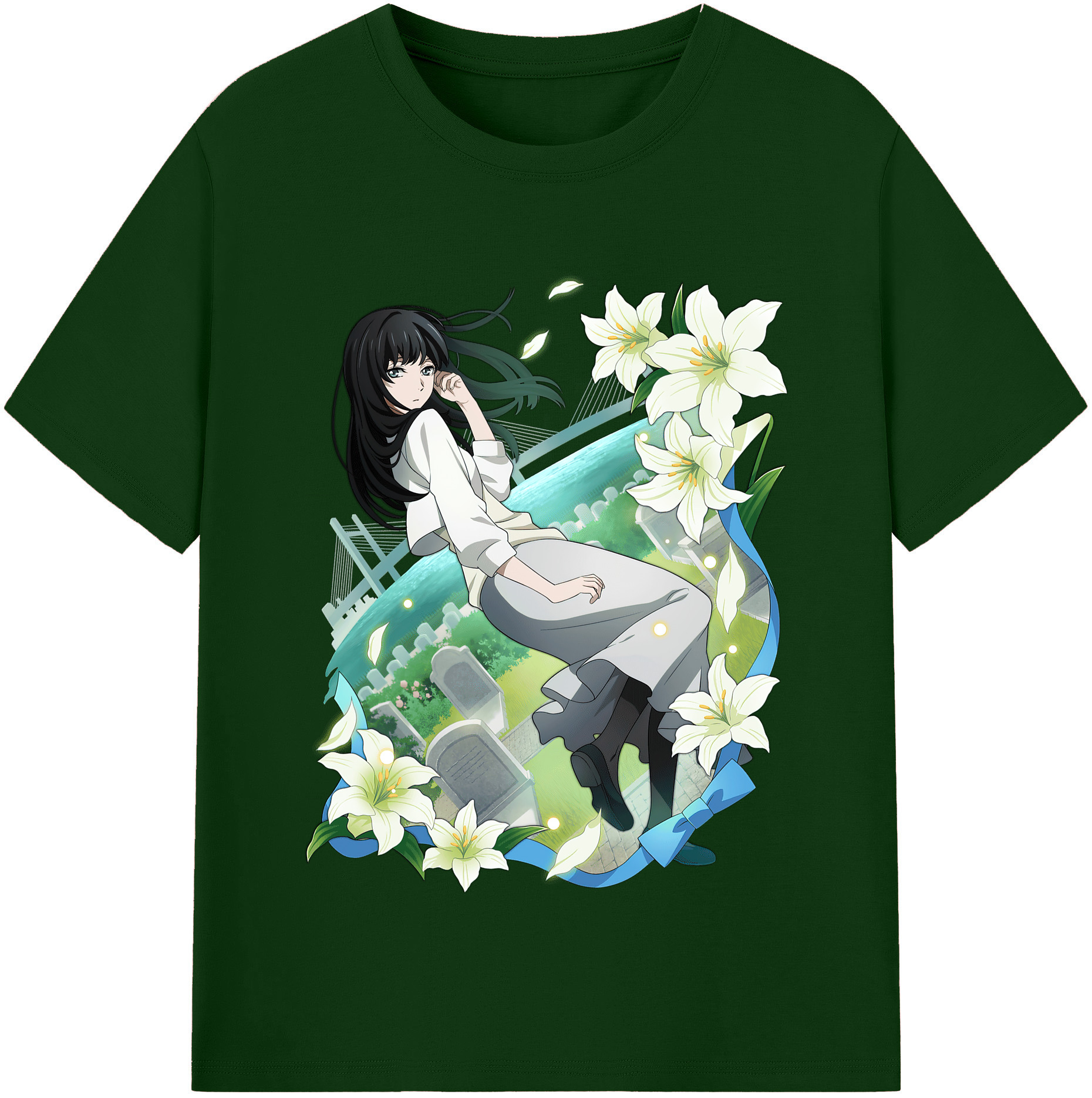 （画像用） 文豪ストレイドッグス Bungo Stray Dogs 綿100％半袖Tシャツ（フロントプリント）